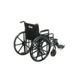 thumbnail image 2 of Drive Medical Sentra EC Heavy Duty Wheelchair, Detachable Full Arms, Elevating Leg Rests, 20" Seat, 2 of 5