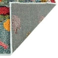 thumbnail image 6 of Unique Loom Vivid Collection Area Rug - Lucknow (9' 10" x 14' Rectangle Aqua/Blue), 6 of 6