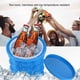thumbnail image 2 of Silicone Ice Cube Tray with Bucket Mold for Kitchen Use Space Saving Design, 2 of 5