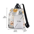 thumbnail image 3 of FORMRS Women's Travel Backpack Purse Anti-Theft Hidden Pockets Casual Shoulder Bag, Cute Cartoon Cat, 3 of 7