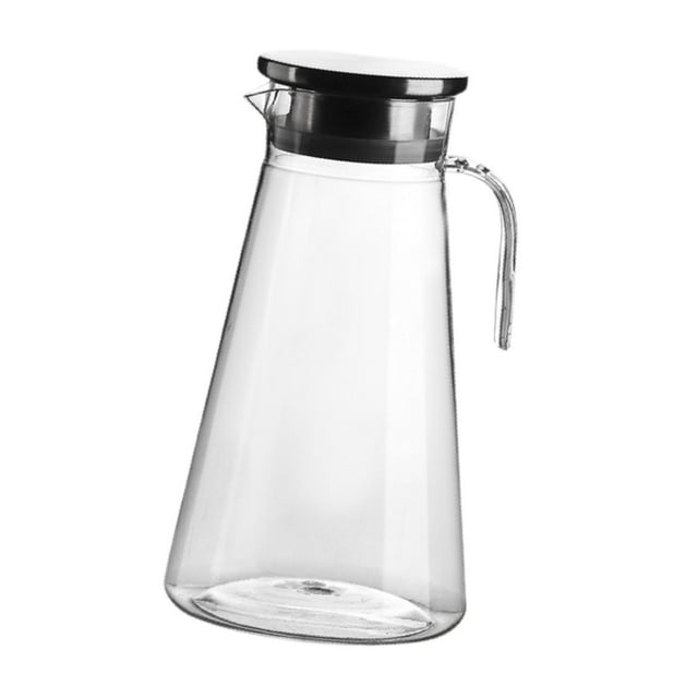 Rongfmy Pichet à Jus Maison PC Café Résistant à la Chaleur Réfrigérateur avec Poignée Pichet à Eau de Jus 1,9l