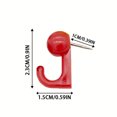 thumbnail image 2 of TIELUTT Heavy Duty Wall Hooks Pins for Hanging Pictures Decorations Kitchen Bathroom Organization Mounts Cinder Quick Support Rod Hat Clips for Tile Suction Cup No Damage Picture Hangers, 2 of 3