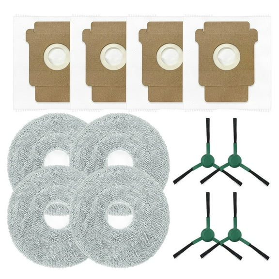 Cleaning Replacement Set for Roomba Plus 405 with Mop Cloth and Dust Bags A