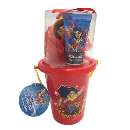 Cosmetics Wonder Woman Bath Bucket Gift Set