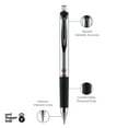 thumbnail image 3 of uniball 207 Impact Retractable Gel Pens, Bold Point (1.0mm), Red Ink, 12 Count, 3 of 6