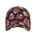 thumbnail image 2 of Haiem Red Rose Flower Baseball Cap Dad Hat Cotton Soft Adjustable Fashion Hats for Men Women Unisex Style Headwear, 2 of 9