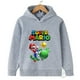 thumbnail image 5 of Ropa infantil con estampado creativo de Super Mario, sudadera informal de calle para hermano, sudadera deportiva para exteriores, sudadera con capucha para hermano de 3 a 14 años, 5 of 5