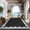 Black White, variant on Nanan 8x10 Outdoor Rug, Waterproof Plastic PP Tube Patio Rug, Camping Rug for Deck, Yard, Garden, Balcony, Poolside, Blue