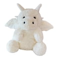 thumbnail image 4 of Juguetes de peluche de dragón con ala, muñeca de almohada de dragón volador de dibujos animados suaves, juguete de peluche de dragón para el hogar, Blanco, 4 of 10