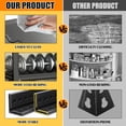 thumbnail image 5 of Garage Storage Shelves, 4 Tier Adjustable Steel Storage Shelves, Heavy Duty Metal Shelving Unit, 10 Mins Quick Assembly Storage Rack for Kitchen Garage Pantry Office Organization, 14"D x 24"W x 54"H, 5 of 8