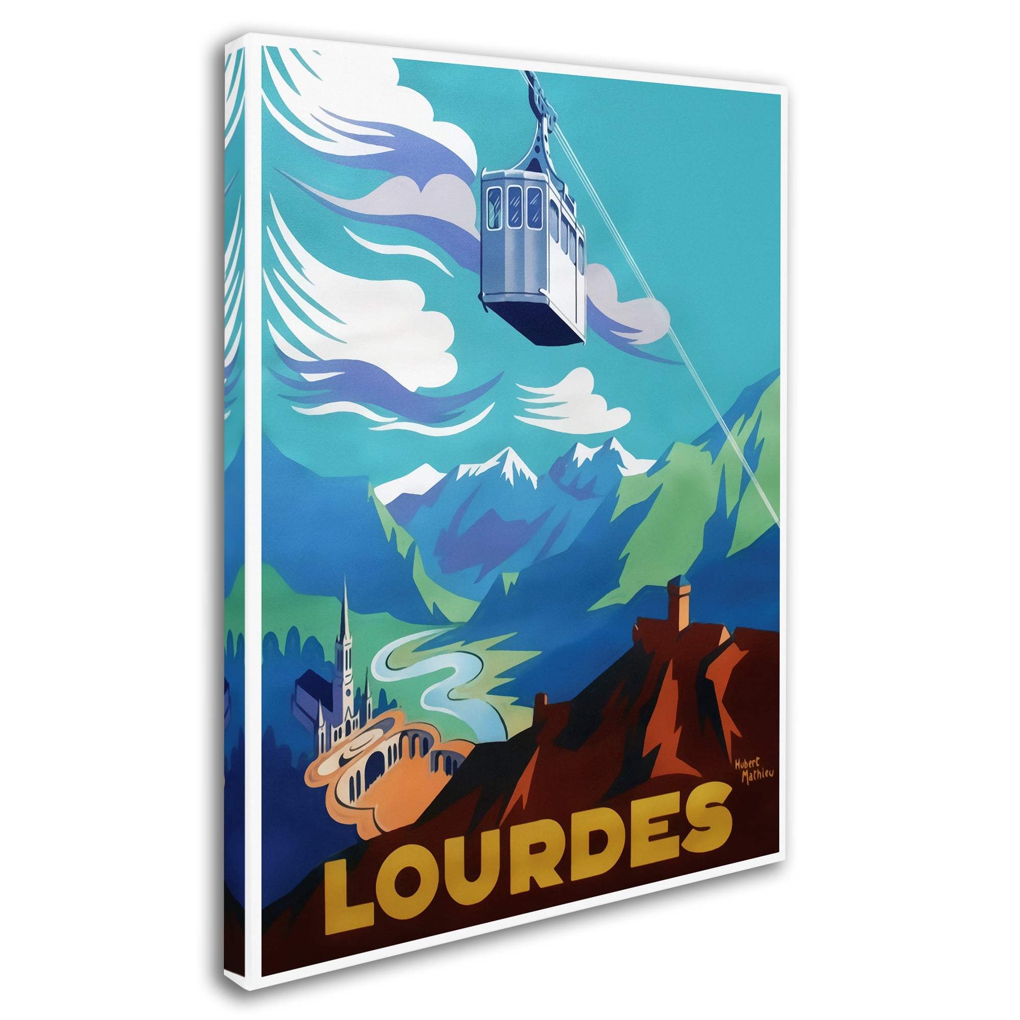 Trademark Fine Art 'Travel 281' Canvas Art by Vintage Lavoie