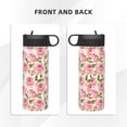 thumbnail image 3 of Sikiie Rose Flowers Print 18OZ Insulated Straw Cup, Portable Leak-proof Sports Water Bottle, Stainless Steel Water Cup Suitable for Home and Outdoor, 3 of 8