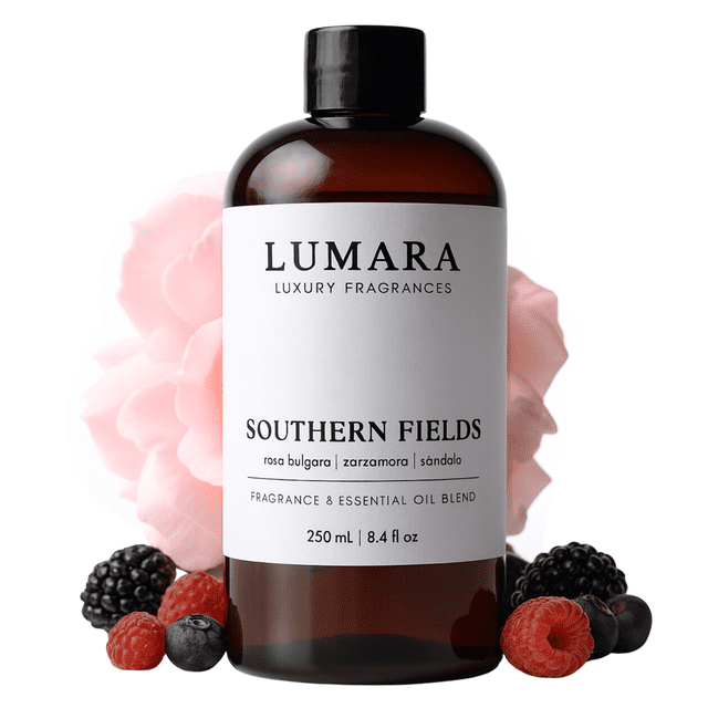 Esencia ambiental para difusor profesional Lumara Southern Fields - Inspirado en el Hotel Boutique Dewberry 250ml