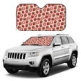thumbnail image 4 of Bingfone Cute Strawberry Car Windshield Sunshade,Sun Foldable Sun Shield Sun Visor for Car - Small, 4 of 8
