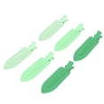 thumbnail image 4 of Pasadores para el pelo con forma de pato, 30 unidades, pinzas para el pelo con forma de hoja, sin arrugas, para peinar, ultra sensibles, 4 of 14