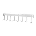 thumbnail image 3 of Dualoai Wall Mounted Badminton Racquet Rack Compact Hanging Hook for Club School Gym White 8 Hooks, 3 of 9