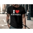 thumbnail image 3 of I Love Canada National Day Patriotic Travel Canadian Gift T-Shirt Canada Citizen Resident Visitor Truism Presents Tshirt, 3 of 10