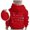 Red, variant on Tanghaowl Kids Hoodies Girl Hoodie Long Sleeve Soft Sweatshirt Graphic Hoody Kids Cute Pullovers Top Clothes for Girls with Cute Print Grey 3-4 Years