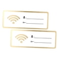 thumbnail image 4 of GETAJGHSD Rectangular Wifi Pattern Password Sign for Restaurant Use with QR Code 2Pcs, 4 of 8