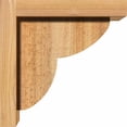 thumbnail image 3 of 6"W x 8"D x 8"H Crestline Rough Sawn Corbel w/Backplate, Western Red Cedar, 3 of 9