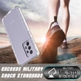thumbnail image 6 of Takfox for Samsung Galaxy A52 5G Case, Crystal Clear Phone Case Full Body Rugged Cover Slim Shockproof Phone Bumper with [2 Tempered Glass Screen Protector] [Hard PC+Soft TPU ]- (6.5'' 2021)-Clear, 6 of 6