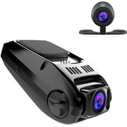 Lian LifeStyle Latest Technology HD Dash Camera Trusted Quality Car Accessories: Security Camera Front & Rear with Night Vision for Safety SD LY550S