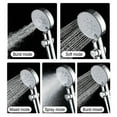 thumbnail image 6 of LSLJS Filtered Shower Head, High Pressure Handheld Shower Head with Pause Function 5 Spray Modes Shower Massager with Filters for Hard Water Detachable Anti-clog Nozzle Showerhead with Power Wash Mode, 6 of 7