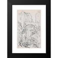 thumbnail image 2 of Joseph-Marie Vien 17x24 Black Modern Framed Museum Art Print Titled - A High Bridge in Tivoli (1744-1750), 2 of 5