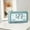 Grey, variant on 170 ° Wide Angle Display LCD Screen Electronic Clock Three Groups Of Alarm Clock, Day, Date And Temperature Display With Night Light, Rechargeable