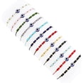 thumbnail image 1 of HAHDAXIA 12Pcs Evil Eye Bracelet for Women Blue Black Evil Eye Beaded Bracelet for Men Adjustable Red String Evil Eye Bracelets Evil Eye Protection Bracelet, 1 of 7