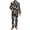 Bat Sun Stars Spider Web Black, variant on SCRAWLGOD Leopard Print Gray Mens Polyester Pajama Set, 2 Pcs Wrinkle-Free Button Down Pajama Set for Men, Men's Sleepwear with Pockets, Long Sleeve Loungewear, L