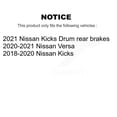 thumbnail image 2 of Transit Auto Front Rear Ceramic Brake Pads and Drum Shoes Kit for Car Nissan Kicks Versa KCN-100760, 2 of 11