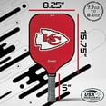 thumbnail image 2 of Franklin Sports NFL Kansas City Chiefs Pickleball Paddle - Official NFL Team Pickleball Paddles - USAP (USAPA) Approved Premium Quality Pickleball Paddles - Authentic Team Logos + Colors, 2 of 7