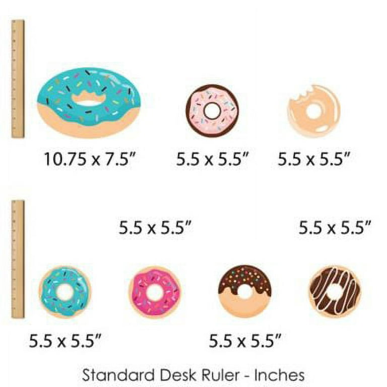  Ciieeo 2pcs 10 Loose Leaf Stickers Donut Mix Circles