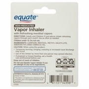 Equate Vapor Inhaler Stick with Menthol Scent, Non-Medicated, 1 Count