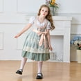 thumbnail image 4 of Mepaouo Matching Family Dresses Girls Womens Ruffle Dirndl German Oktoberfest Outfit with Lace Apron, 4 of 9