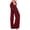 Red, variant on Fartey 2024 Trendy Drawstring Wide Leg Yoga Pants for Women Plus Size Soft Comfy Elastic Waist Straight Leg Pant Lightweight Loose Solid Color Joggers Trousers with Pockets,2XL