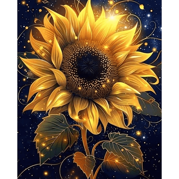 CSZPPQAF Diamond Painting for Unisex Adults Kits 11.8×15.8 inch Sunflower 5D DIY Diamond Art Crafts Kit for Home Wall Decor