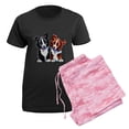 thumbnail image 5 of CafePress - Little League Border Collies Pajamas - Women's Short Sleeve Print T-Shirt and Pants Dark Cotton Pajama Set, 5 of 7