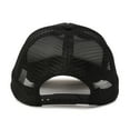 thumbnail image 6 of DALIX Trucker Cap Mesh Hat with Solid Colors and Adjustable Strap and Small Braid in Black, 6 of 6