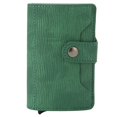 thumbnail image 1 of Tarjetero con textura de corteza para tarjetas de crédito, antimagnético, color verde x‑63#, 1 of 14