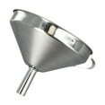 thumbnail image 2 of Stainless Steel Funnel with Handle Kitchen Filling Metal Hopper 11 13 15cm, 2 of 11