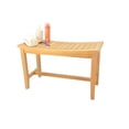 thumbnail image 2 of Grade-A Teak Wood Wina Shower Seat 30" Outdoor Patio Stool Bench, 2 of 4