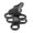 Noir, variante sur Pince Support de Plongée sous-Marin à 3 Trous pour Bras pour 3+/4/5/6 Bleu