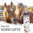 thumbnail image 6 of Horse Gifts for Women Girls, 30oz Horse Tumbler with Handle, Stuff for Men Lovers, Stainless Steel Insulated Water Bottle Travel Cup, 6 of 6