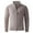 Beige, variant on Mens Zip up Cardigan Sweater Slim Fit Casual Stand Collar Textured Knit Ribbed Chunky Sweaters Black