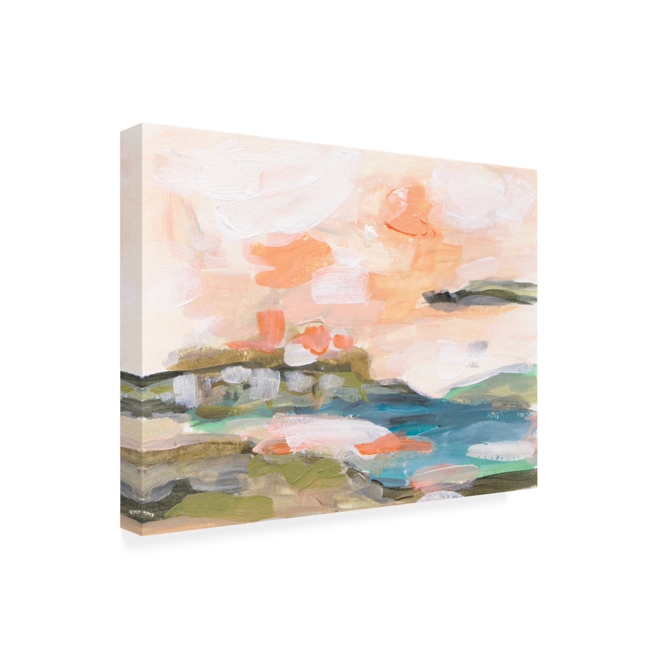 Canvas Wall Art - Melissa Wang 'Dawn Breaking II' Wall Art for Living Room, Bedroom, or Office Décor by Trademark Fine Art - 19 x 14 Inches