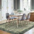 thumbnail image 4 of Haperlare 5'x7' Modern Abstract Area Rug for Living Room, Washable Rug Non Slip Non Shedding Carpet Low Pile Indoor Mat for Bedroom Home Office, Green, 4 of 8