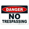 thumbnail image 1 of Notrespassign, Danger Sign, 10x7 Aluminum, 1 of 1