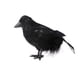 thumbnail image 5 of Cateissary Halloween Black Crows Artificial Prop Bird With Birds Outdoor Supplies Raven Decoy Models Toys Realistic Feather Type2 NO2, 5 of 6